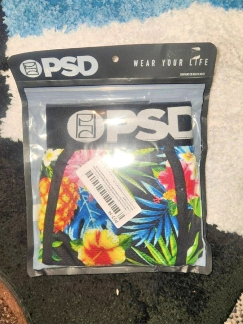 Tropical PSD Boxer Briefs Mens Size Medium New With Tags Stretchy Soft Breathabl